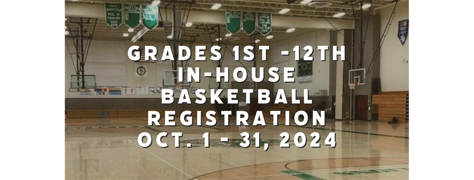 In-House Rec Registration opens 10/1